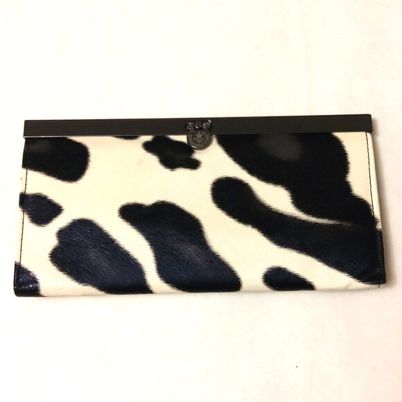 NWOT Quality Faux Leather Black White Wallets for Women with Multiple Card Slots - Picture 1 of 3